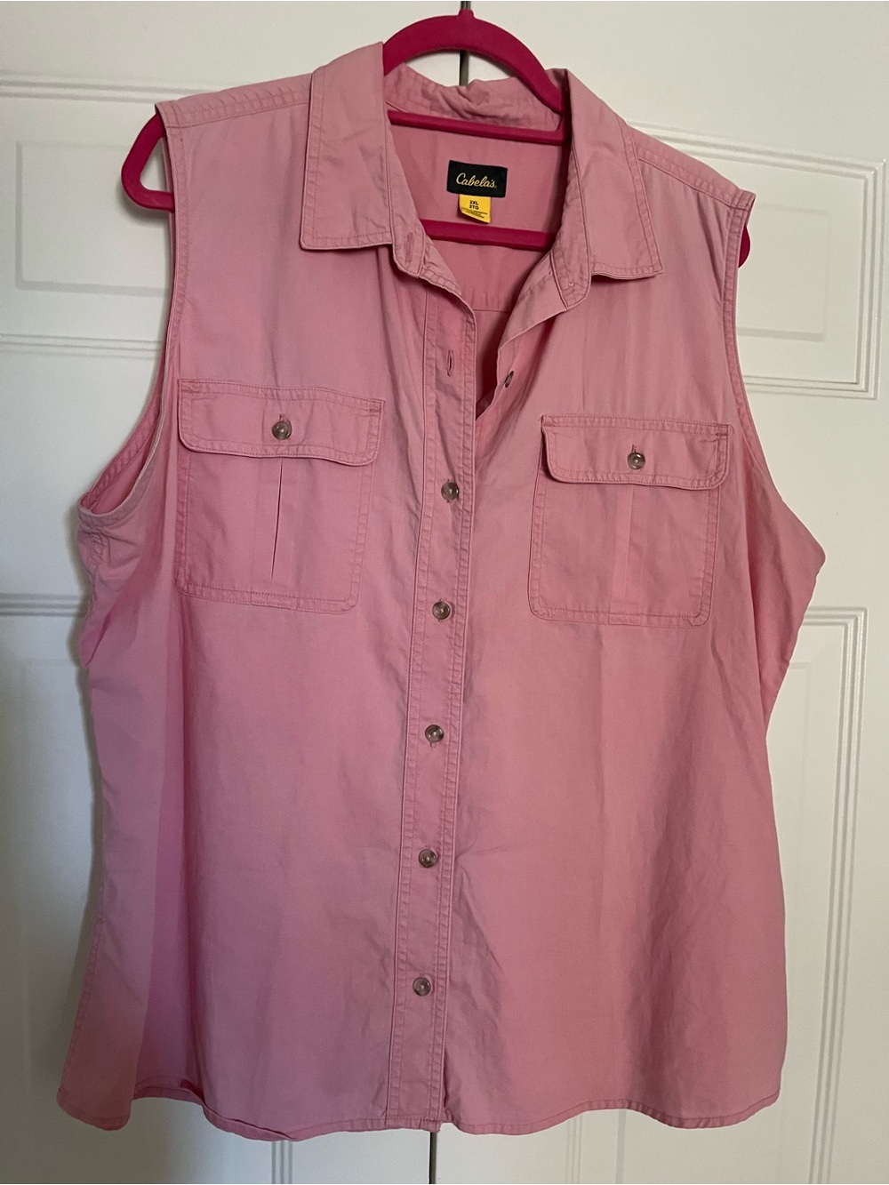 Cabela’s Sleeveless Utility Button Down Top
